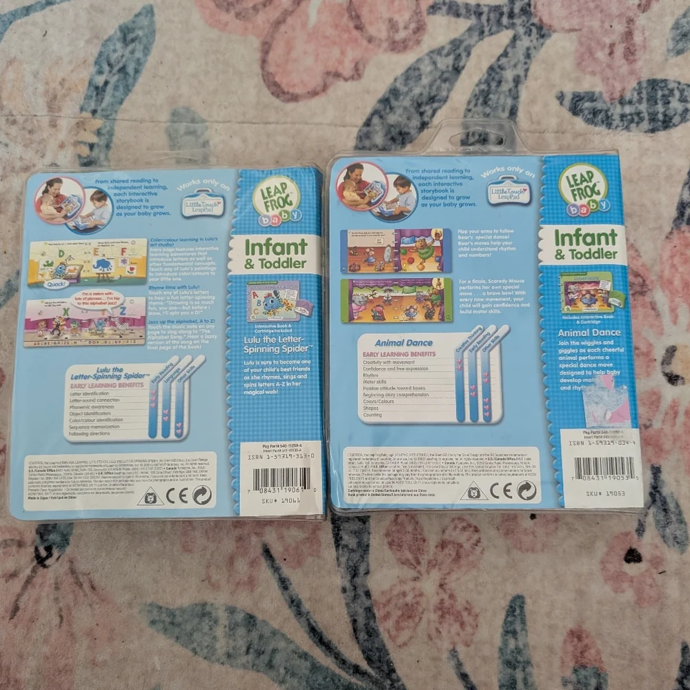 💥3/$24 Bundle Of 2‎ LeapFrog LittleTouch Leappad Learning Games